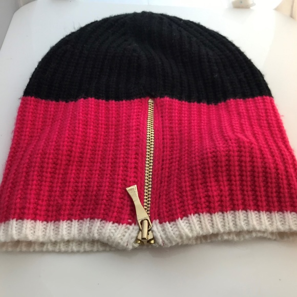 kate spade Accessories - Kate Spade NewYork Women Beanie Color Block Zip Up